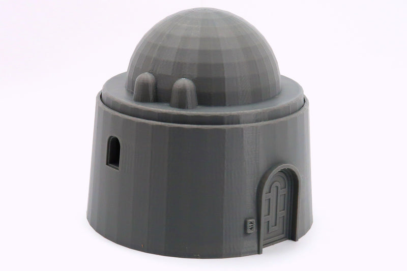 Round Hut Large Done - Desert Village - 3D Printed - Galactic Miniature Games Legion Compatible Terrain 35mm, 28mm, 15mm