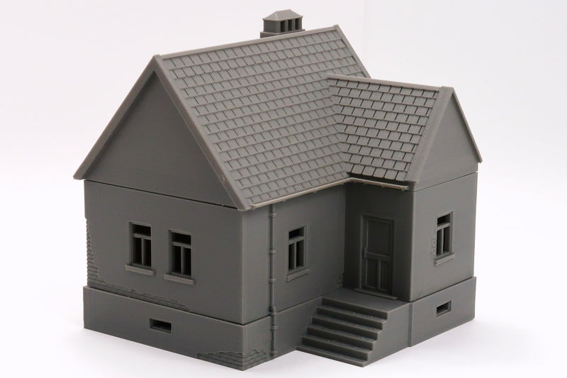 Polish Village House SS-T1 - Tabletop Wargaming WW2 Terrain | Miniature 3D Printed Model | Flames of War - Zona Alfa