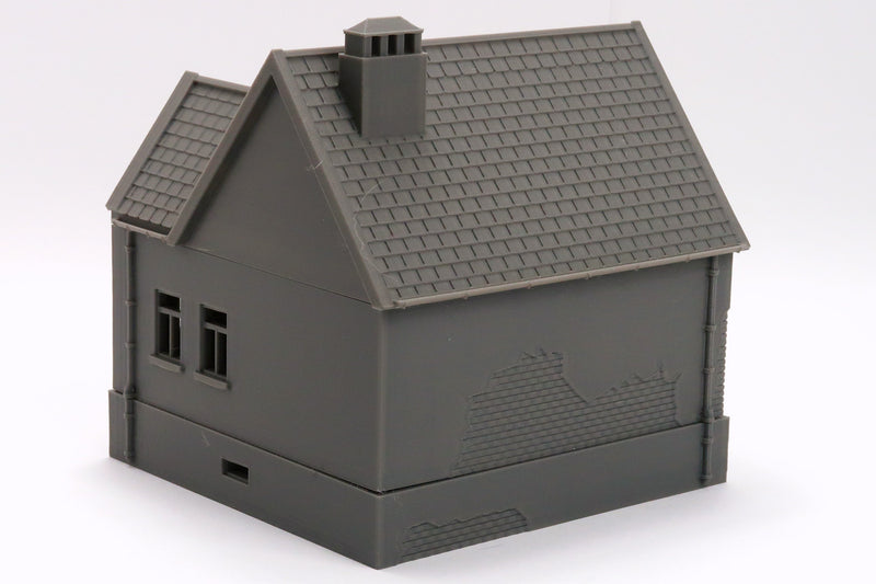 Polish Village House SS-T1 - Tabletop Wargaming WW2 Terrain | Miniature 3D Printed Model | Flames of War - Zona Alfa