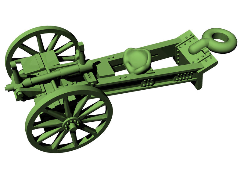 3.7 cm Tankabwehrkanone Rheinmetall German WW1 Cannon - 3D Resin Printed 28mm / 20mm / 15mm Miniature Tabletop Wargaming Vehicle